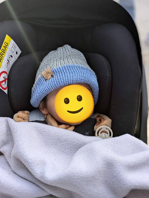 bonnet réversible bébé