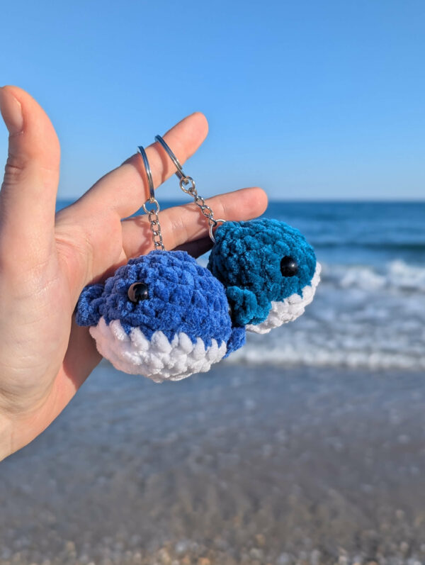 peluches baleines fait à la main au crochet