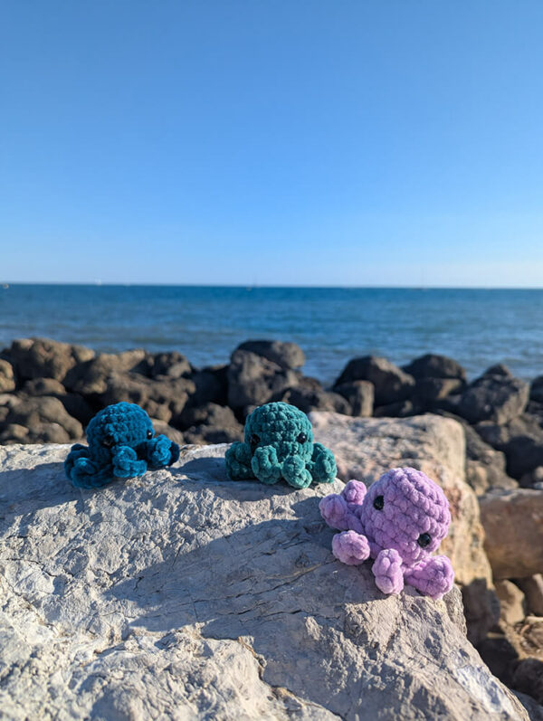 Peluche poulpe fait main – Crochet – Image 4